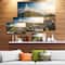 Designart - Rocky Green Mountains Panorama - Landscape Canvas Art Print
